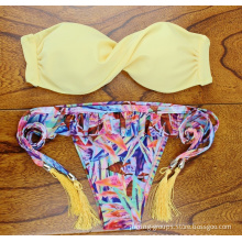 Ocean print fashion hot sexy bikini women's swimwear bathing suit